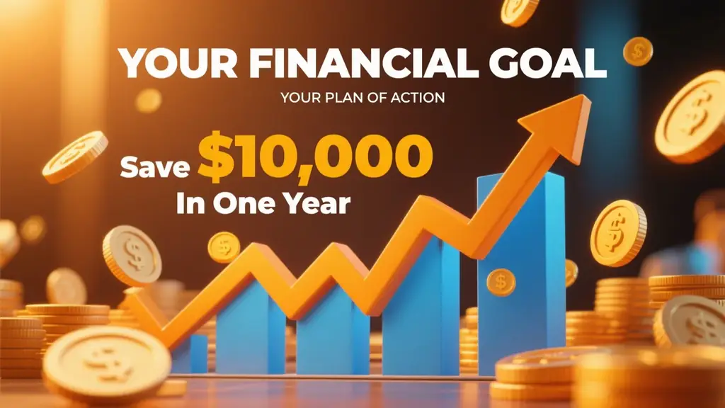 How to Save $10.000 in One Year – A Realistic Step-by-Step Plan 4 Save $10,000 in One Year! graph
