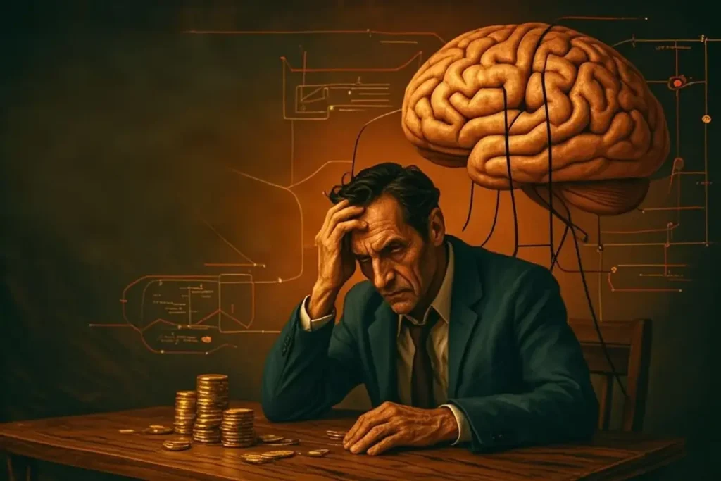 cognitive biases - money mindset Brain activity during financial decisions